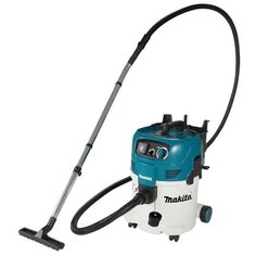 Профессиональный пылесос Makita VC3012M, 1200 Вт, серебристый/синий