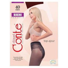 Колготки Conte Elegant Bikini, 40 den, размер 4, Mocca (коричневый)