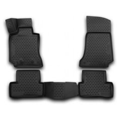 Комплект ковриков салона ELEMENT NLC.3D.34.32.210k для Mercedes-Benz C-klasse 4 шт. черный