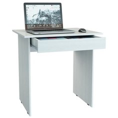 Письменный стол MfMaster Милан-2Я, ШхГ: 76.4х60 см, цвет: белый МФ Мастер