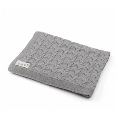 Плед Amarobaby Pure Love Косичка 75х105 см серый