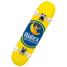 Скейтборд Ridex Banjoy 31.1", 31.1x7.75, желтый/синий