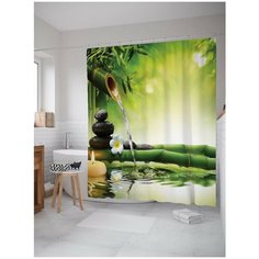 Штора для ванной JoyArty Бамбуковый кран 180х200 (sc-7709)