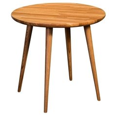 Столик журнальный R-Home Vortex Oak, d: 60 см, натуральный дуб