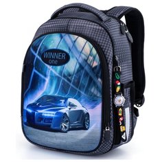 WINNER ONE Ранец 6016, серый