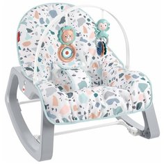 Шезлонг Fisher-Price GWD39 белый/серый