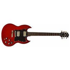 Электрогитара Tenson Nashville SD Set Neck transparent red