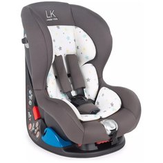Автокресло группа 0/1 (до 18 кг) Lider Kids Corvet, графит/звезды