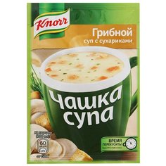 Knorr Чашка супа Грибной суп с сухариками, 16 г