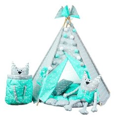 Палатка ВИГВАМиЯ Premium Оптимальный с бомбоном, звездное небо