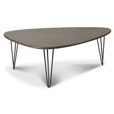 Столик журнальный Калифорния мебель Престон, ДхШ: 120 х 70 см, браун