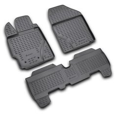 Комплект ковриков салона ELEMENT NLC.48.10.210k для Toyota Yaris 3 шт. черный