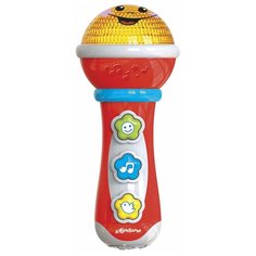 Азбукварик микрофон Маленький Музыкант красный