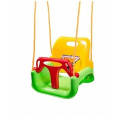 BabyGrad Качели 3 в 1, салатовый/желтый