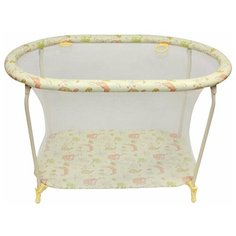 Манеж GLOBEX Овал бежевый