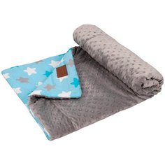 Плед Amarobaby Растем вместе 85х95 см небо в звездах