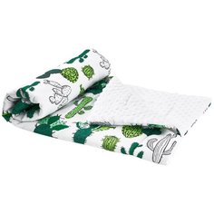 Плед Amarobaby Растем вместе 85х95 см кактусы