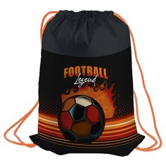 Berlingo Мешок для обуви Legend (MS09270) черный/оранжевый