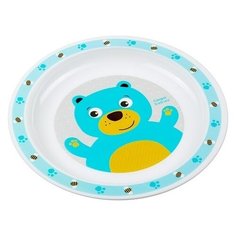 Тарелка Canpol Babies мелкая (4/411), бирюзовый