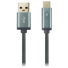 Кабель Canyon USB - USB Type-C (CNS-USBC6DG) 1 м, серый