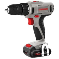 Аккумуляторная дрель-шуруповерт CROWN CT21056L-2 BMC Li-Ion 2.0 А·ч 18 В х2 кейс