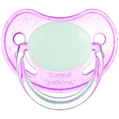 Пустышка латексная анатомическая Canpol Babies Basic 0-6 м, розовый