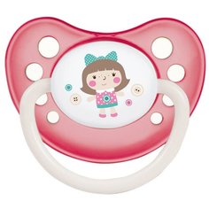 Пустышка силиконовая ортодонтическая Canpol Babies Toys 0-6 м, розовый
