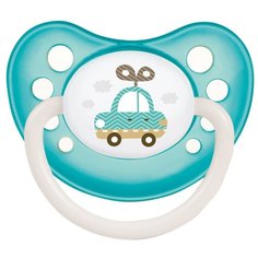 Пустышка силиконовая ортодонтическая Canpol Babies Toys 0-6 м, бирюзовый