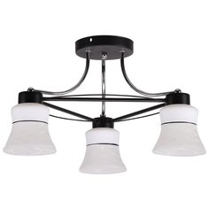 Люстра IMEX MD.51423-3-S BK+CH, E27, 180 Вт