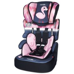 Автокресло группа 1/2/3 (9-36 кг) Nania Beline SP Animals, flamingo