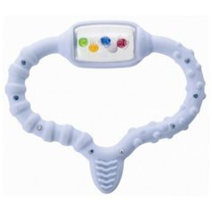 Прорезыватель-погремушка Curaprox Curababy голубой
