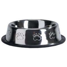 Миска Beeztees 653701 с лапками нескользящая 200 мл серебристый