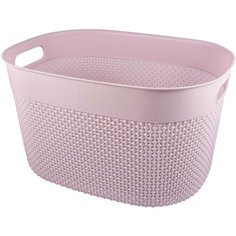 Plast Team Корзина для хранения Oslo 18 л, 38 х 28.4 х 22.1 см лиловый