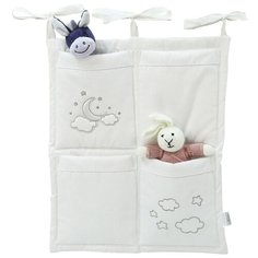 Funnababy Органайзер на кроватку Luna Chic белый