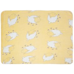 Плед Baby Nice Барашки на жёлтом V01381/2 100х75 см желтый