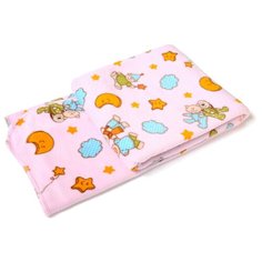 Плед Baby Nice F251114 100х118 см мишки-зайки/розовый