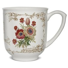 PRIORITY Кружка Цветы из Стратфорда Анемоны в подарочной упаковке 380 мл белый