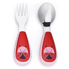 Набор столовых приборов SKIP HOP божьи коровки/red