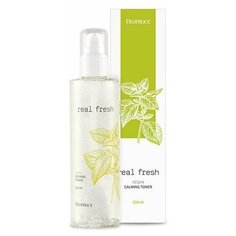 Успокаивающий тоник для лица Deoproce Real Fresh Vegan Calming Toner