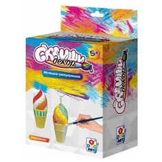 1 TOY Набор для детского творчества Сквиши Декор Мороженое (Т15686)