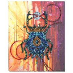 ABRIS ART Набор для вышивания бисером Жук Фаберже 25 x 30 см (АВ-789)