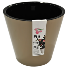 Горшок InGreen Fiji ING1553, 1.6 л, 16х14.5 см шоколад