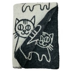 Одеяло шерстяное "Кот на крыше" 140х205 см Klippan