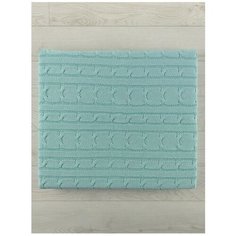 Плед детский вязаный Warm Whiff D-03П Хлопок Бирюза