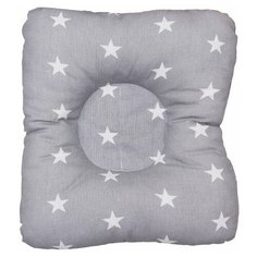 Подушка для кормления и сна AmaroBaby Baby Joy Звездочка серый