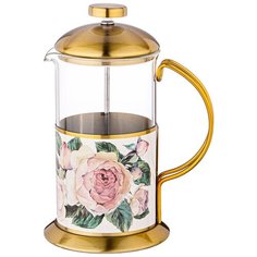 Френч-пресс Agness Винтаж Пионы 600 мл (894-108)
