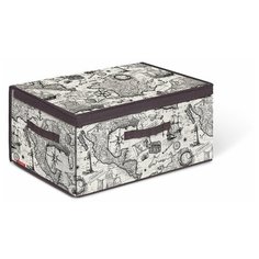 VAL EX-BOX-DDM Короб стеллажный с откидной стенкой, с крышкой, 50*35*25 см, EXPEDITION, шт Valiant