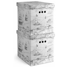 VAL EX-BCTN-2M Короб картонный, складной, большой, 28*38*31.5 см, набор 2 шт., EXPEDITION, шт Valiant