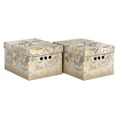 Короб картонный, складной, малый, 25*33*18.5 см, набор 2 шт., BOHO BEIGE Valiant