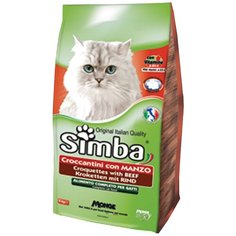 Сухой корм для кошек Simba с говядиной 2 кг